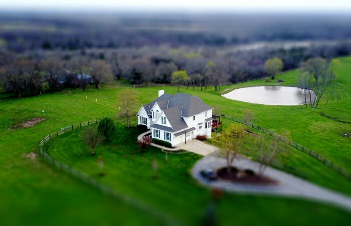 Immobilien verkaufen mit Drohnen - Luftaufnahmen